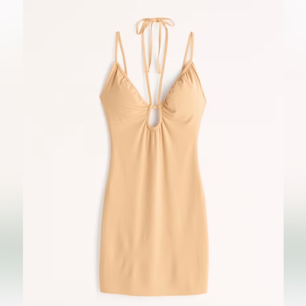 🆕 Strappy Cutout Knit Mini Dress